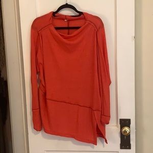 Free people orange sweater